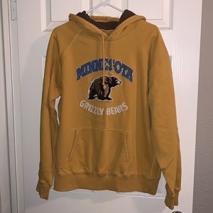 Minnesota Grizzly Bears Gold Hoodie